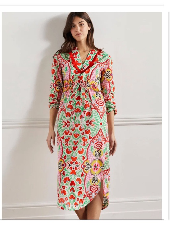 Boden Dresses & Skirts - Boden Trim Detail Kaftan Maxi Dress. Size M